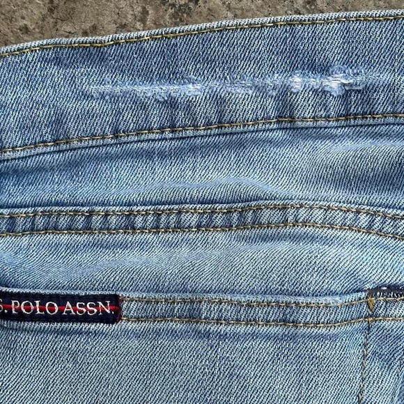 y2k US POLO ASSN. JEANS WITH A NICE FADE SIZE 34 x 30 - Picture 6 of 6